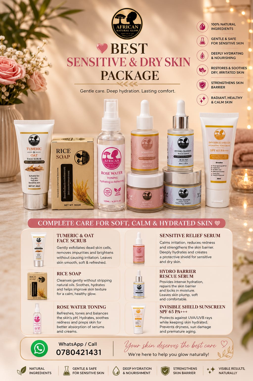 SENSITIVE &DRY SKIN PACKAGE
